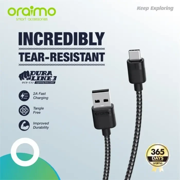 Oraimo Duraline 3 Typce C Cable OCD-C32