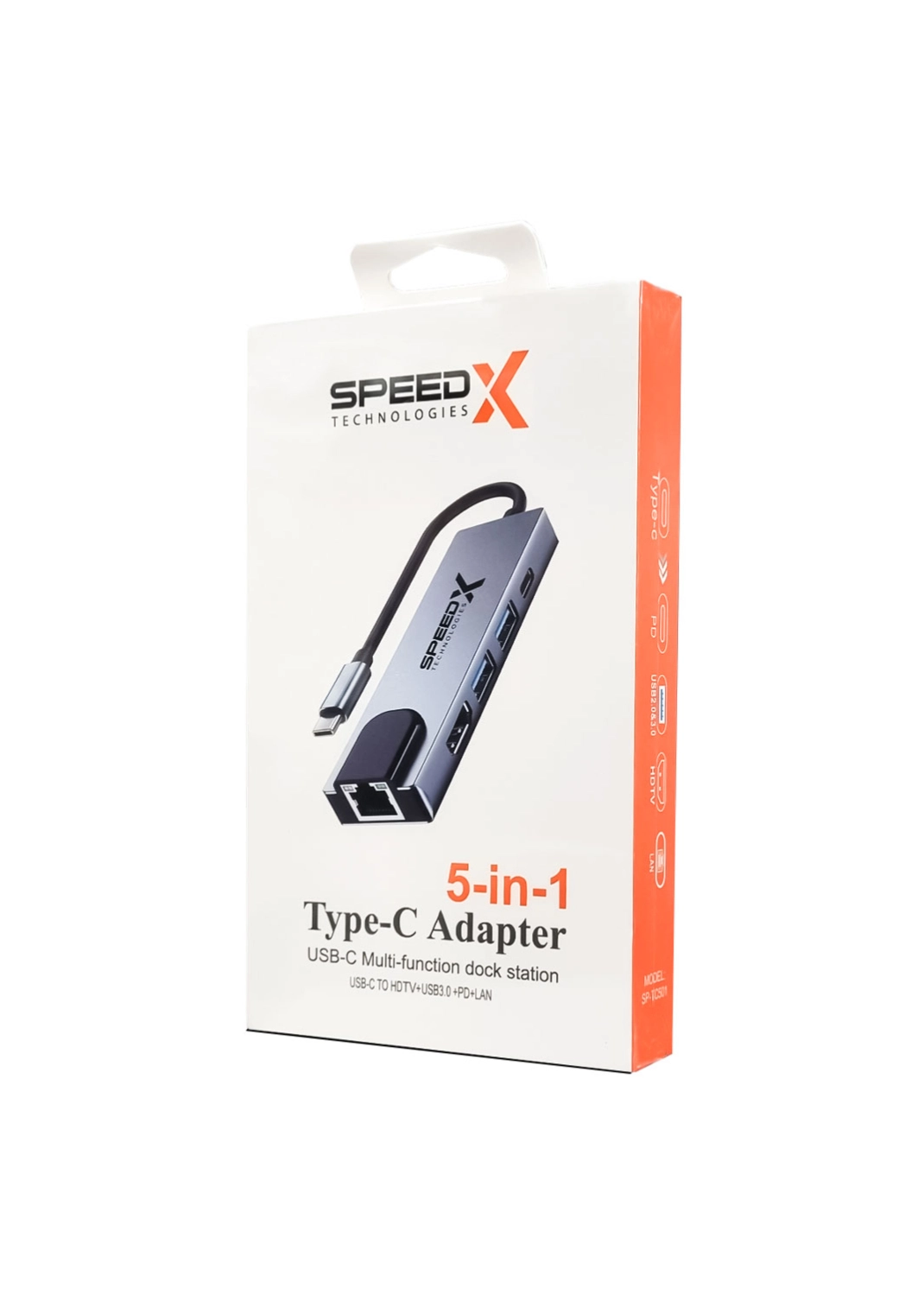 SPEEDX SP-TC501 5 in 1 Type C Hub