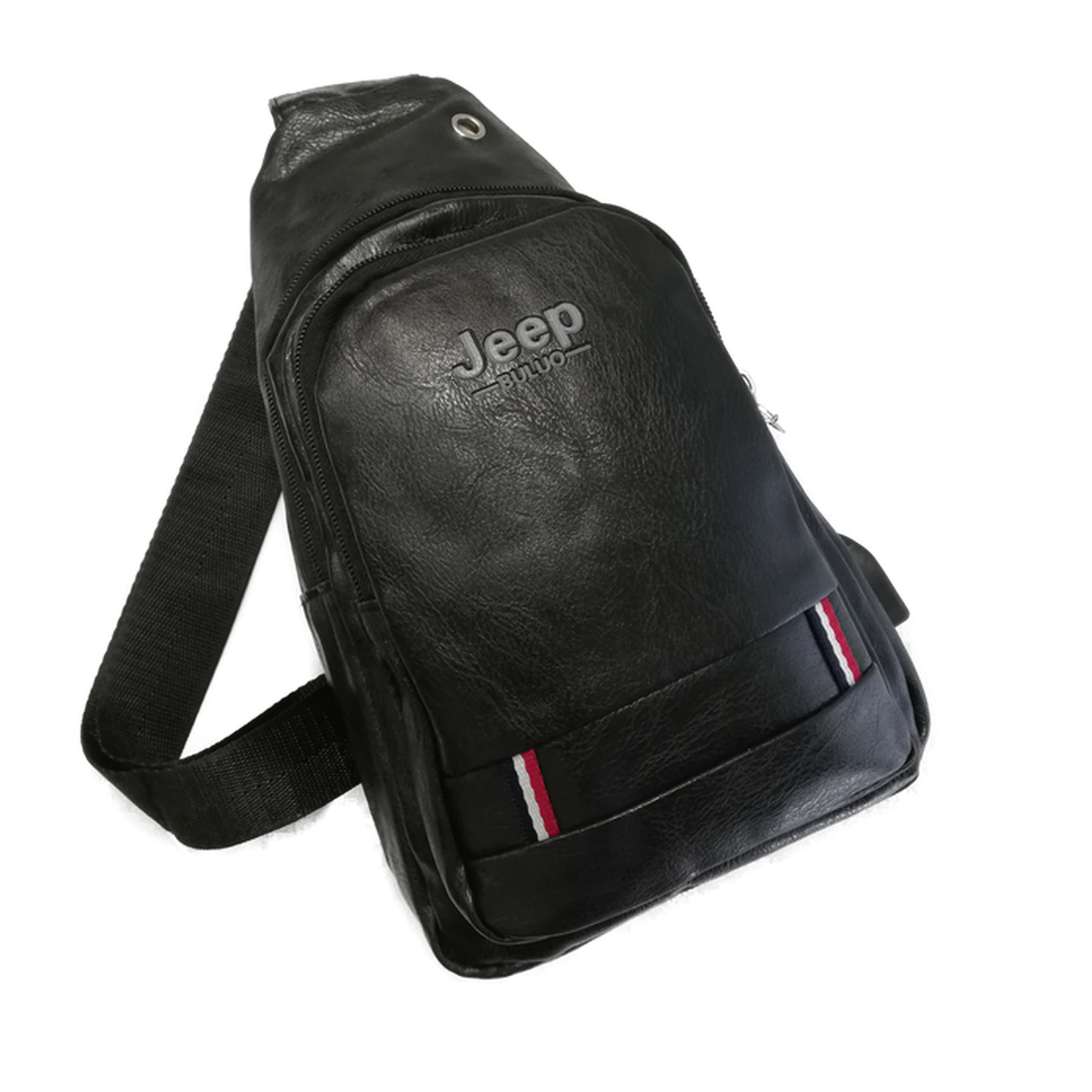 Jeep leather bag on sale price