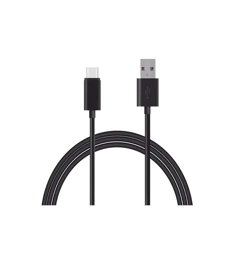 Wholesale 2.4A RGB LED Light Durable USB Cable for Type-C / USB-C 3FT  (Silver)